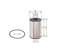 Filtro olio BOSCH 1 457 429 123