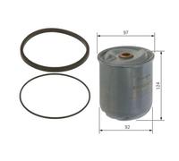 Kit 3 Filtri Bosch + 6 Litri Olio 5W30 per DAF CF 75 sxu #vz