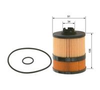 Filtro olio BOSCH 1 457 429 302