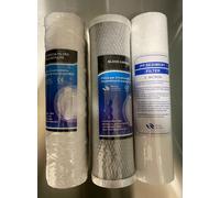Kit 3 Filtri depuratore purificatore acqua potabile filo avvolto panno carbone