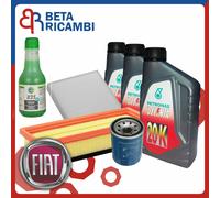KIT 3 FILTRI TAGLIANDO+3 LT OLIO SELENIA 10W40 20 K+825 FIAT PANDA 1.2