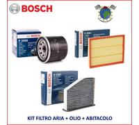 Kit 3 Filtri Tagliando Bosch per AUDI ALLROAD A6 #jw
