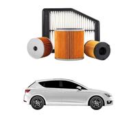 Kit 3 Filtri Tagliando compatibile con SEAT Leon 1.4 TSI 92 kw Benzina 2014-2020