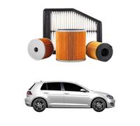 Kit 3 Filtri Tagliando compatibile con VW Golf VII 1.4 TGI CNG 81 kw Benzina/Gas naturale (GNC) 2013-2018