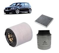 Kit 3 filtri tagliando Originali per Volkswagen Golf V 1.4 TSI