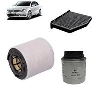 Kit 3 filtri tagliando Originali per Volkswagen Passat B7 1.4 TSI
