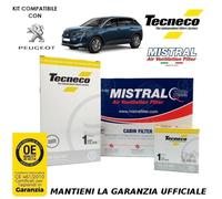 KIT 3 FILTRI TAGLIANDO PER PEUGEOT 3008 II 1.6 PURETECH (P84) EP6FADTXD