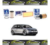 KIT 3 FILTRI TAGLIANDO UFI PER VW GOLF 6 TOURAN PASSAT AUDI A3 1.9 2.0 TDI