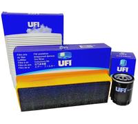 kit 3 filtri ufi per tagliando fiat 500 312 1.2 benzina e gas gpl dal 10 - 2011