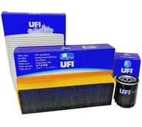 kit 3 filtri ufi tagliando fiat 500 312 1.2 benzina e gas gpl fino al 09 - 2011