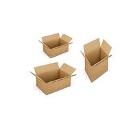 KIT 3 Formati 12 pezzi Scatole Resistenti in cartone ondulato doppio spessore 4pz 40x30x20 + 4pz 30x20x30 + 4pz 30x20x15 Cartoni doppia onda per spedizioni ecommerce magazzino e trasloco