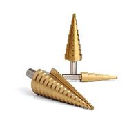 KIT 3 FRESE CONICHE GRADINI DA 4 A 32 MM FRESA CONICA A SCALINI HSS X FORO LEGNO