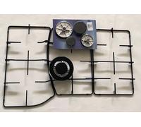KIT 3 GRIGLIE COMPATIBILI con ariston indesit 5 FUOCHI DOPPIA FIAMMA, 1 RAPIDO, 2 SEMIRAPIDI, 1 AUSILIARE) A GAS PH750T- PH760T- C00119112- C00142942- C00119201- P2760/KIT MISURE GRIGLIE: 435 X 265