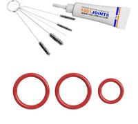 KIT 3 GUARNIZIONI MANUTENZIONE TUBO DI SCARICO RISCALDA ACQUA ISTANTANATO MACCHINA DA CAFFÈ COMPATIBILE CON SAECO PHILIPS ETC..