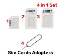 KIT 3 in 1 SCHEDA ADATTATORE NANO SIM MICRO SIM CARD + SPOLET IPHONE