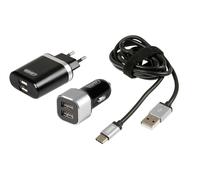 Kit 3 in 1 Usb Type-C - Fast Charge - 12/24V + 230V