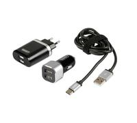 Kit 3 in 1 Usb Type-C - Fast Charge - 12/24V + 230V