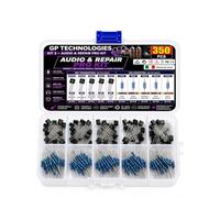 Kit 3 - Kit Audio & Riparazioni 350 Pezzi, Repair, 100 Transistor (2N3904, 2N3906, S9014, S9015, C1815) e 250 Resistenze for Guitar Pedals, Amplifiers, Hi-Fi Repair, Arduino DIY, NPN/PNP