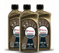 Kit 3 Litri Olio Motore Total Synthetic 5W-40 Lubrificante Auto Sintetico