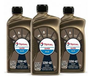 Kit 3 Litri Total Super Plus 10W-40 Olio Motore 3x1L Tecnologia Sintetica