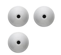 KIT 3 LUCCHETTI DI SICUREZZA CON 3 CHIAVI ANTIFURTO MERONI UFO3 COMFORT BIANCHI