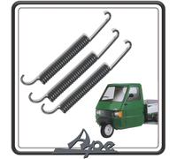 KIT 3 MOLLA MOLLE GANASCE FRENO PIAGGIO APE TM 703 - APE 602 - PIAGGIO QUARGO DIESEL ORIGINALE PIAGGIO.