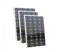 Kit 3 Pannelli Fotovoltaico 3 Kw Giornaliero Isola Solare Pannello 100 W 12v Monocristallino