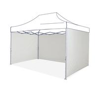 Kit 3 Pareti Laterali per Gazebo Richiudibile 3x4,5 mt - Impermeabili in Tessuto