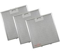 KIT 3 pcs.FILTRI ALLUMINIO per CAPPE mm. 267 x 305 x 9 - Adattabilità :"ELICA"