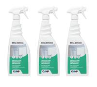 Kit 3 Pezzi Brill Doccia Anticalcare Protettivo Antigoccia 750 ml