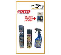 KIT 3 PEZZI MAFRA EXTREME BLACK/TRATT. TESSUTI/SCIC SPLENDICRUSCOTTO + OMAGGIO