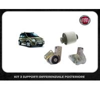KIT 3 PEZZI SUPPORTI DIFFERENZIALE POSTERIORE PANDA 169 4x4 ORIGINALI FIAT