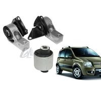 KIT 3 PEZZI SUPPORTI DIFFERENZIALE POSTERIORE +SUPPORTO TASSELLO FIAT PANDA 4X4