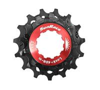 SunRace Pacco pignoni Lockring + pignoni SPCS12 B 12-vel. MTB 11-13-15T nero
