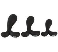 Kit 3 Plug Anali Silicone Curve Stimolazione P-Spot Stretching Training