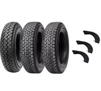 KIT 3 PNEUMATICI 4.00-12 PER APE PIAGGIO TM 703 DEESTONE ANTERIORE E POSTERIORI