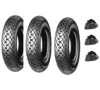KIT 3 PNEUMATICI MICHELIN + 3 CAMERE 3.50-10 S83 59J LML STAR 125 150 151 200