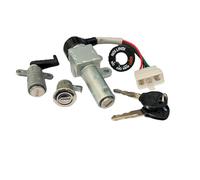 Kit 3 Pz Blocchetto Chiavi Avviamento Sella Bauletto per Scooter Compatibile con Kymco People 50 125 150 Cc Eu2 Eu3 anni 1999-2011
