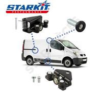 Kit 3 Rulli Guida Porta Laterale Scorrevole TRAFIC 2 VIVARO A