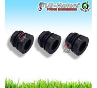 KIT 3 SILENT BLOCK BOCCOLA ANTIVIBRANTE MOTOSEGA DA 25 CC 2500 CINESE POTATURA