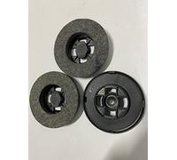 kit 3 SPAZZOLE FELTRO COMPATIBILI CON LUCIDATRICE FOLLETTO VORWERK e alcuni modelli BOSCH in plastica feltro 116-117 (adattabili no originali) AF 197