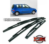 KIT 3 SPAZZOLE TERGI TERGICRISTALLI ANT+POST FIAT CINQUECENTO dal 1991 al 1999