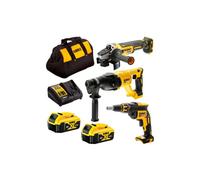 Kit 3 strumenti DEWALT DCK304P2-QW XR 18V 5Ah Li-Ion Senza Spazzole