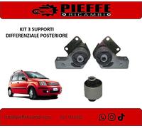 Kit 3 supporti differenziale posteriore FIAT PANDA 169 1.2 4X4 / 1.3 MJT 4X4