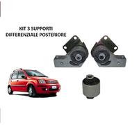 Kit 3 supporti differenziale posteriore FIAT PANDA 169 1.2 4X4 / 1.3 MJT 4X4