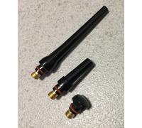 Kit 3 Tappi Corti Medi E Lunghi Per Torcia Di Saldatura TIG Mod WP9 Saldatore
