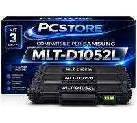 KIT 3 Toner per Samsung MLT-D1052L / D105 ML1910 ML1911 ML1915 ML2525 SCX4623