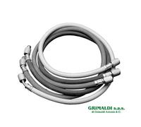 KIT 3 TUBI FLESSIBILI 3WSA 60 -1/4" SAE CON DEPRESSORE 1500 mm