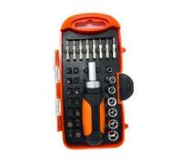 KIT 30 PZ CACCIAVITI A CRICCHETTO MULTIUSO INSERTI PUNTE A CROCE TORX ESAGONALI