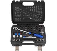 Kit 33PZ Chiave Dinamometrica 1/4'' 5-25Nm 72 Denti con Boccole e inserti